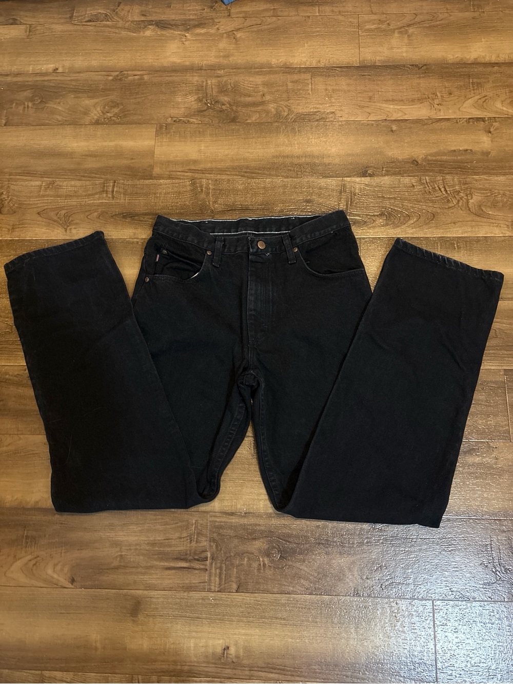 Y2K Workwear Gorpcore Red Kap Black Straight Leg Workwear Jeans Size 32x34